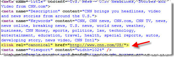 CNN Rel Canonical Example